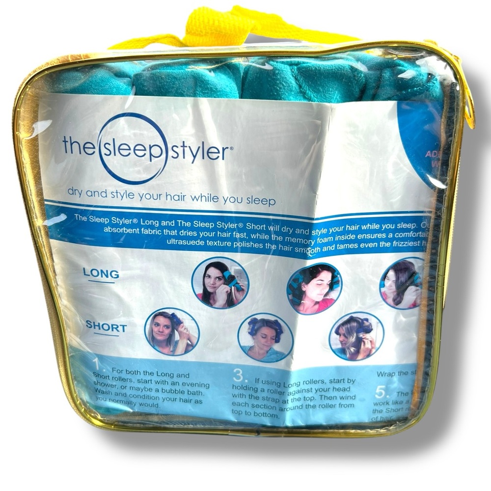 All Star Innovations The Sleep Styler Nighttime Hair Curlers, Mini - 12 Count